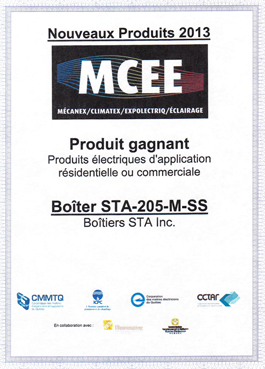 MCEE 2013 certificate